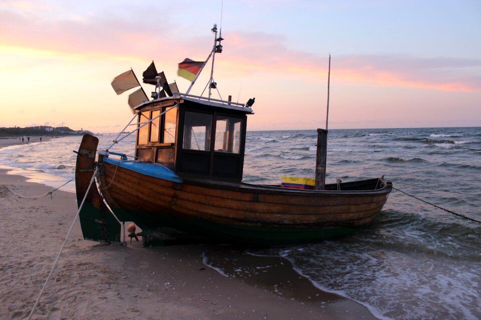 Ship bank abendstimmung