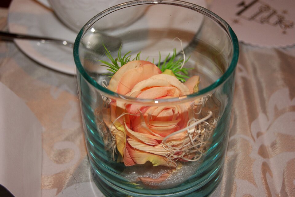 Table decoration flowers festivity