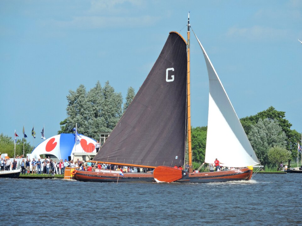 Friesland sailing boat recreation