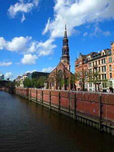 Church bank steeple