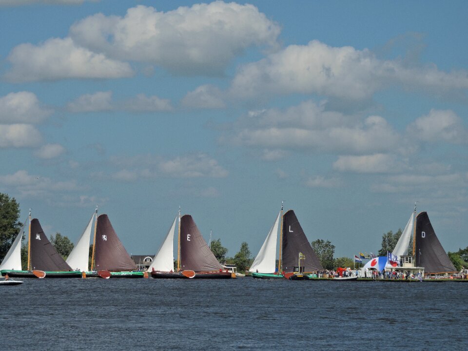Friesland sailing boat recreation