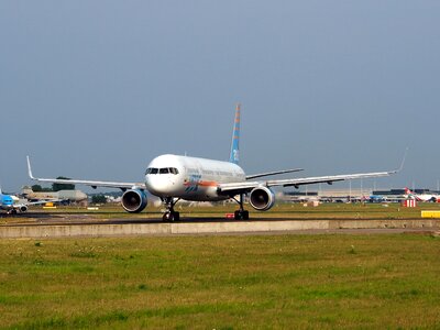 Airport airplane transportation photo