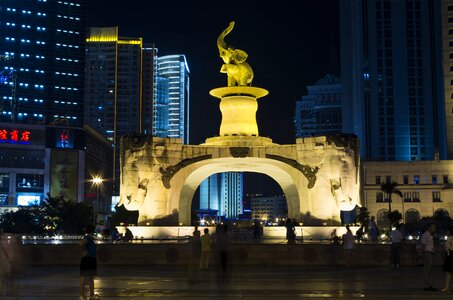 Nanning square urban landscape photo