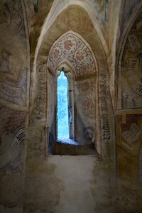 Medieval mural light photo