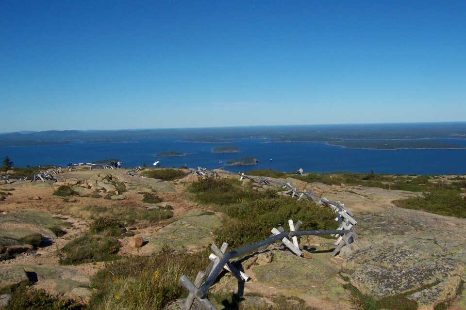 Landscape acadia national park ocean