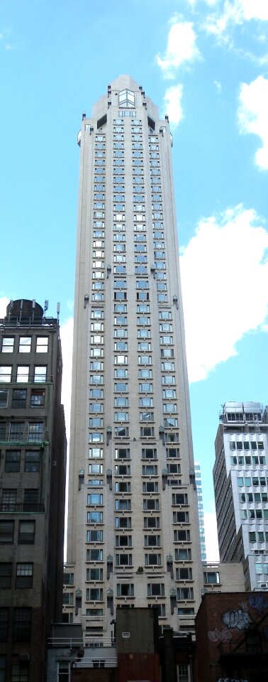 Exterior skyscraper tower
