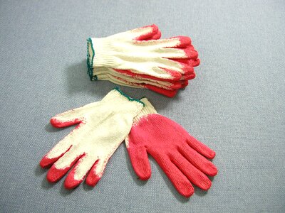 Work gloves gloves red work gloves