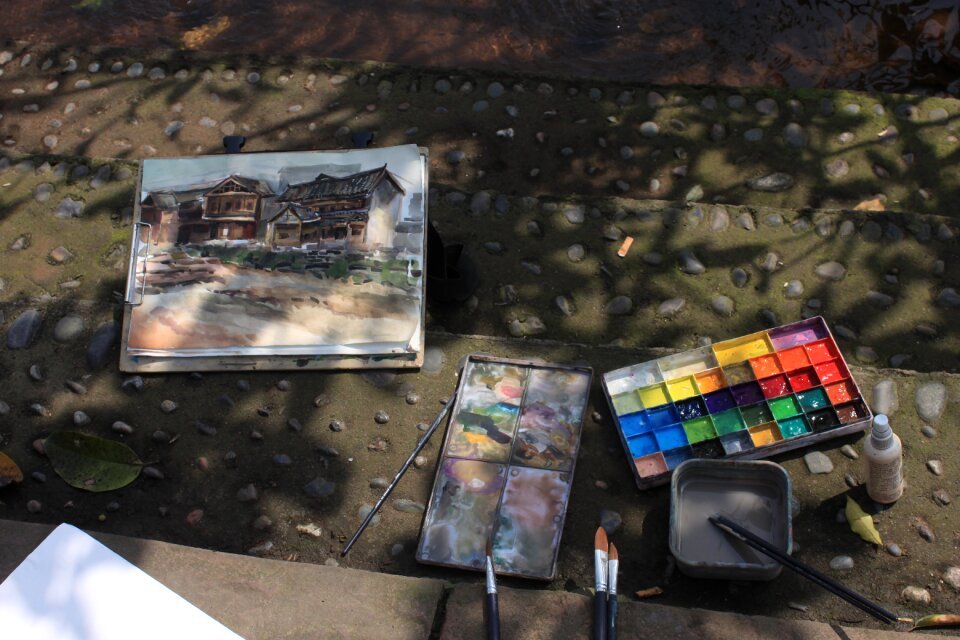 Background paintings paint