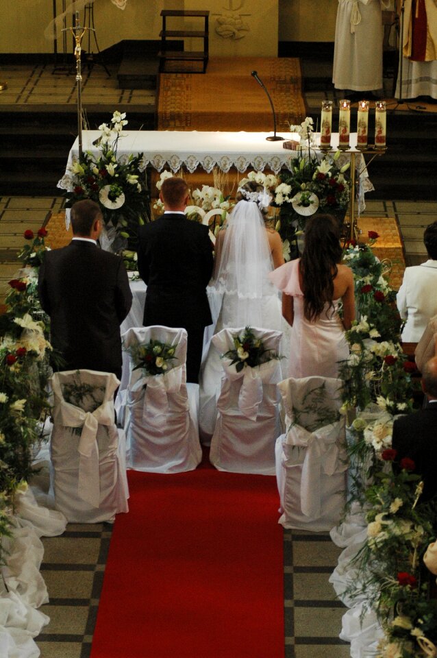 Wedding young couple marriage