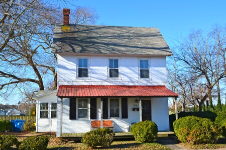 Historic district house front