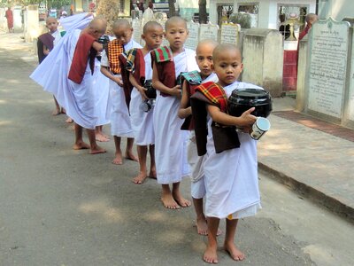 Children boys monk photo