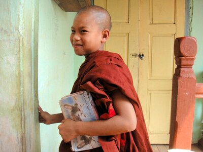 Buddhism burma child