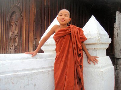 Buddhism burma child
