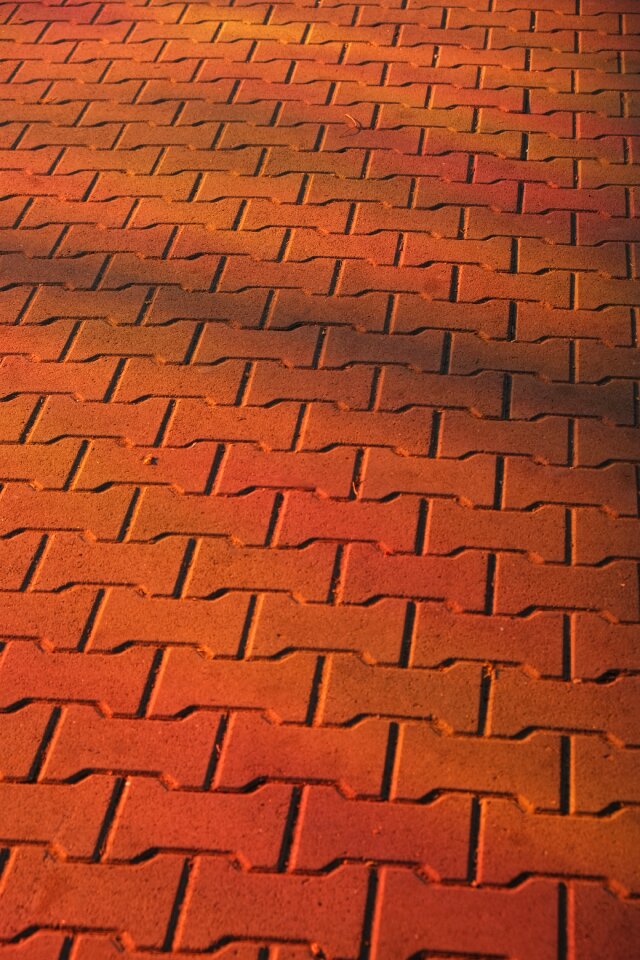 Stones shining red