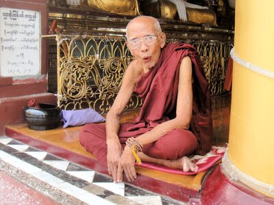 Buddhism burma faith photo
