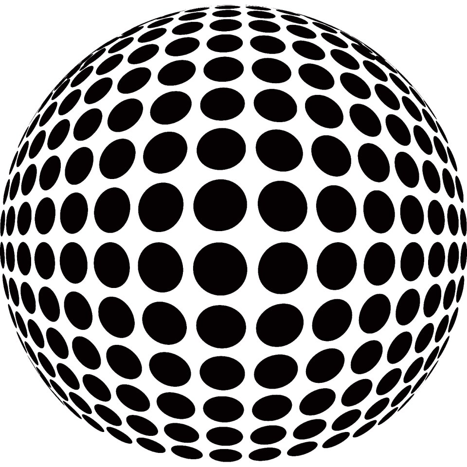 Sphere graphic round