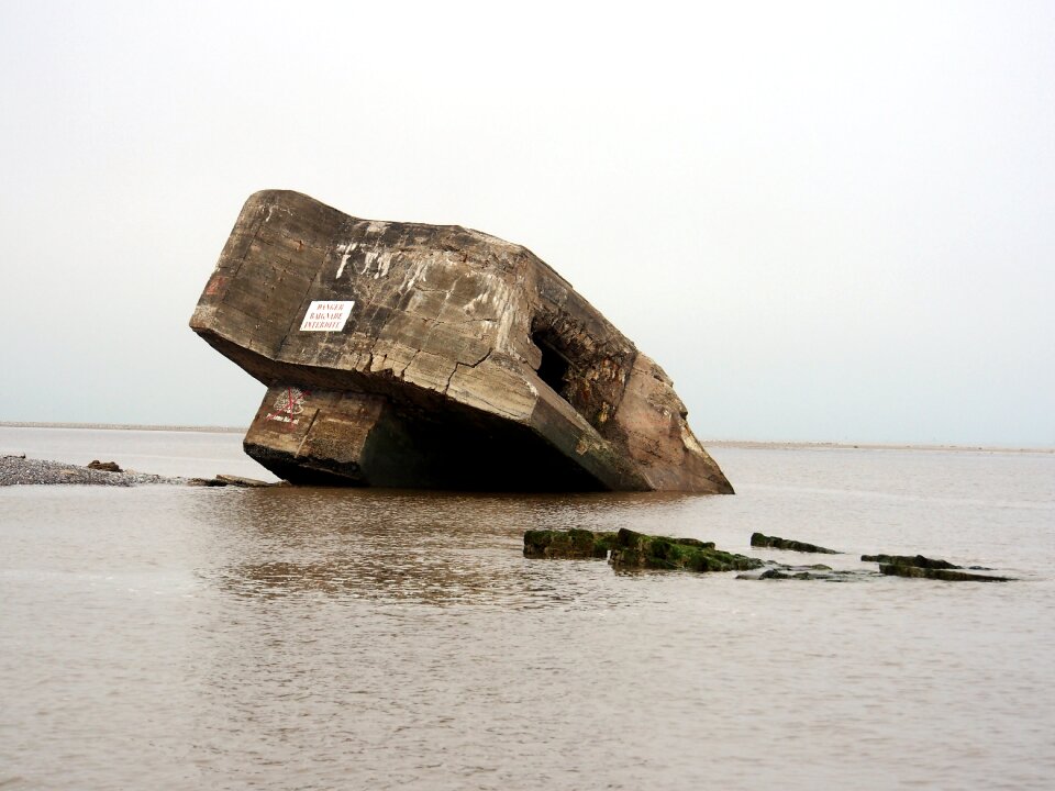 Fortification concrete bunker