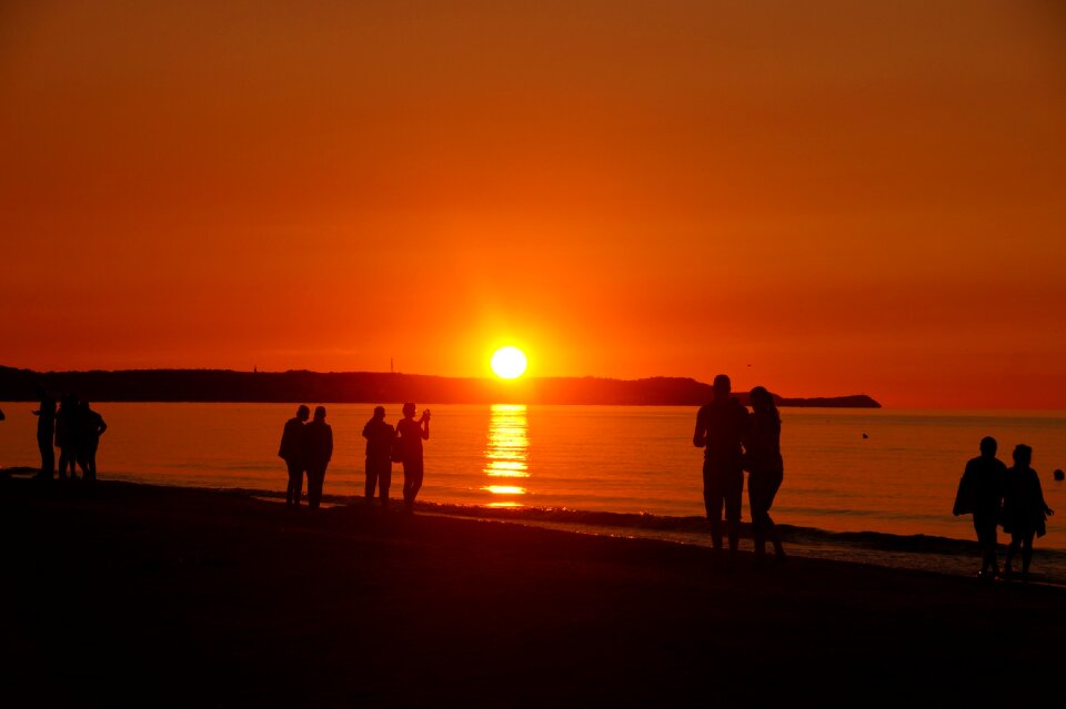 Beach romance sea