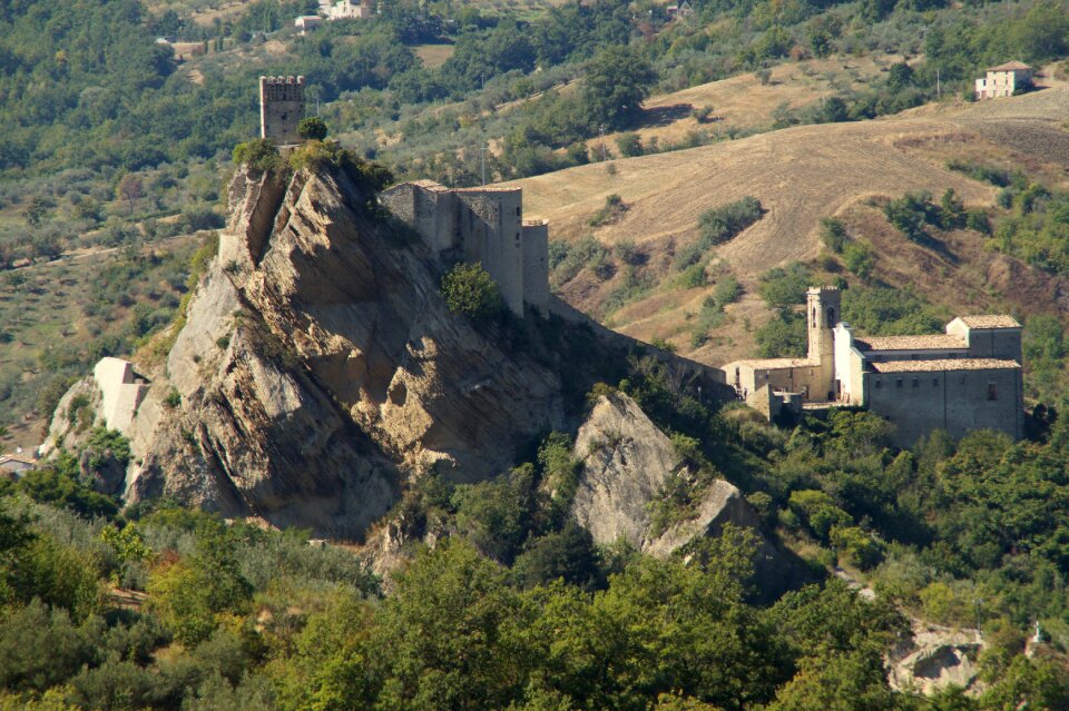 Abruzzo landscape middle ages