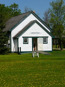 Canada old schoolhouse building