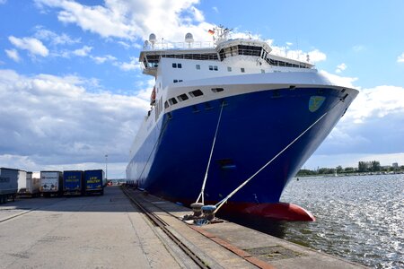 Baltic sea water boat