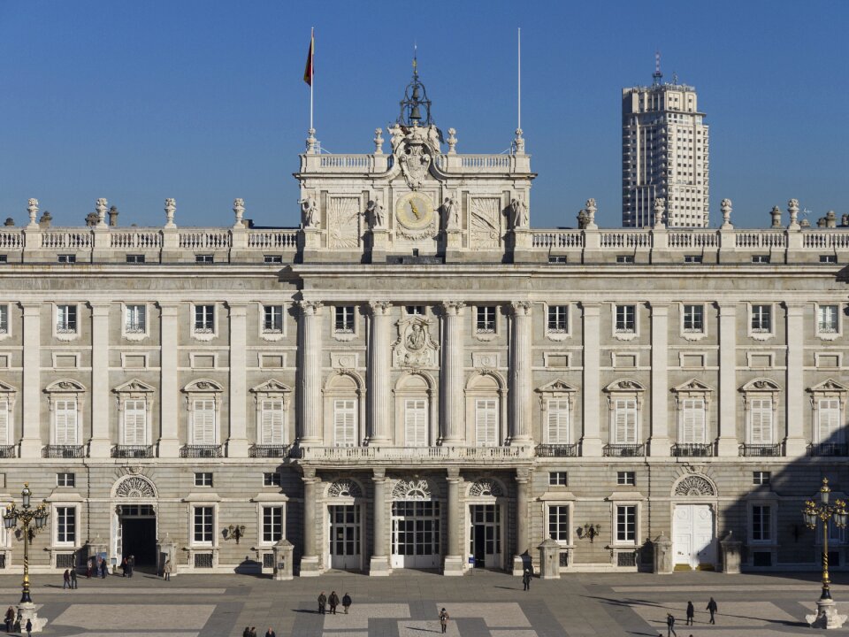 Madrid royal palace monument