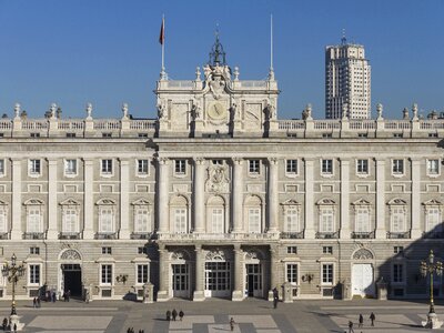 Madrid royal palace monument