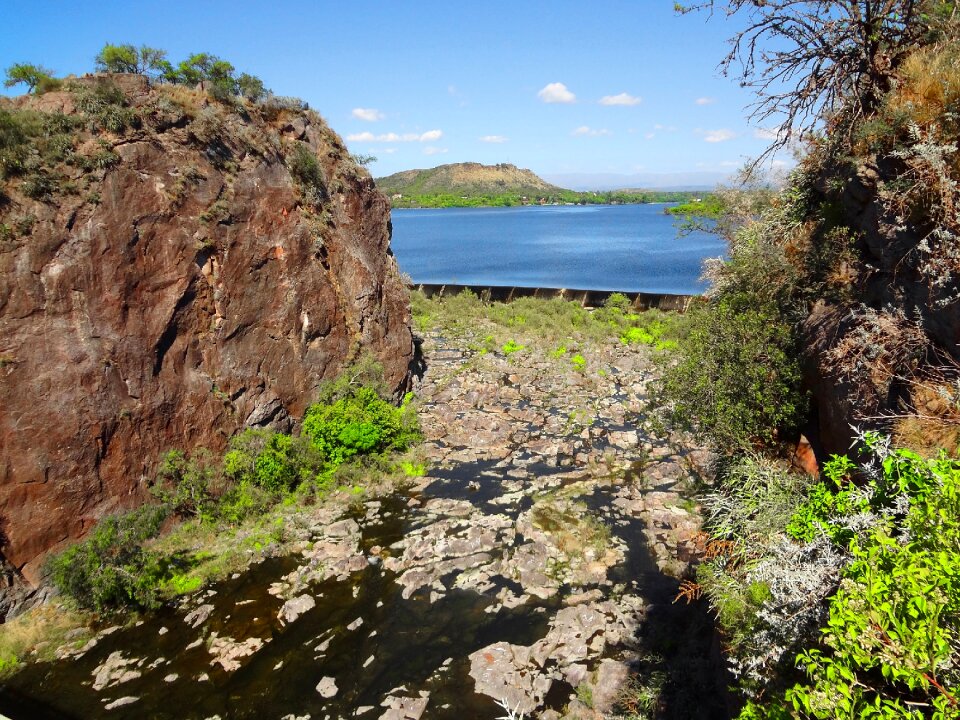 Landscape water rocks photo