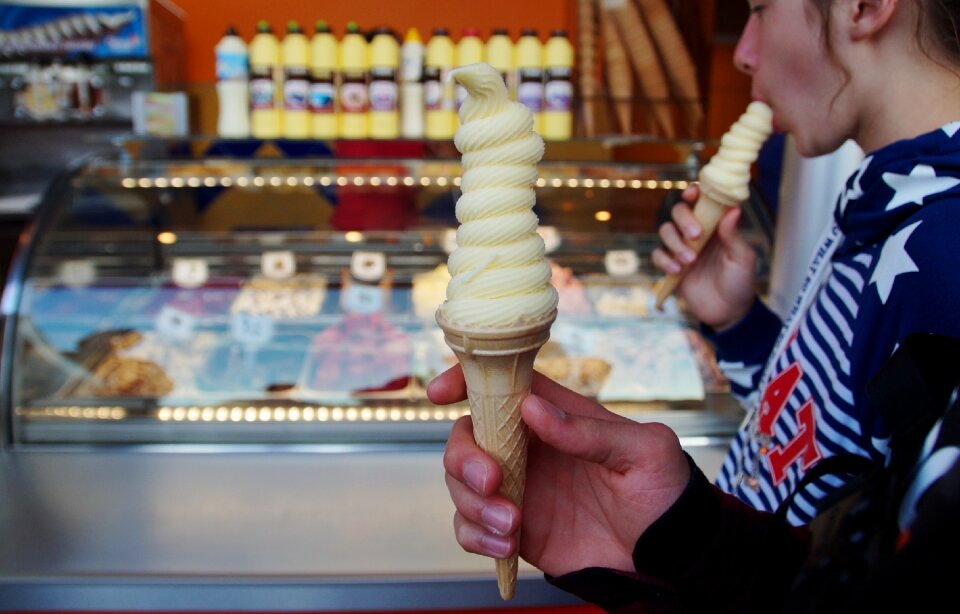 Confectioner's cone vanilla