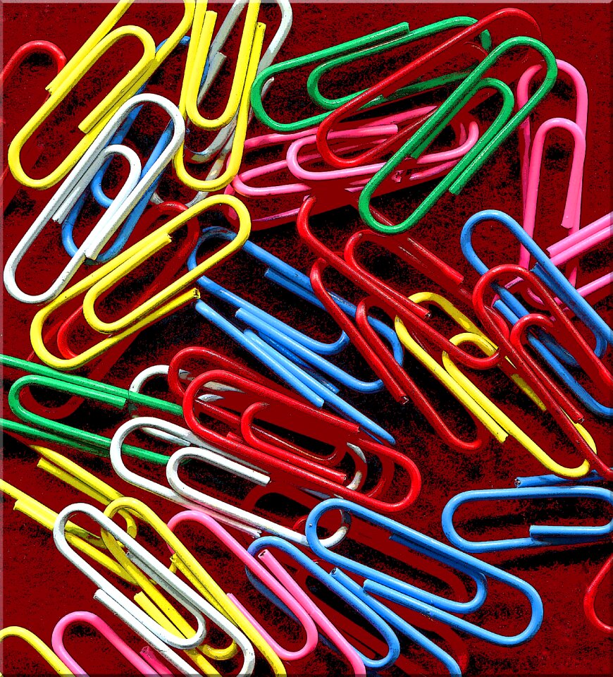 Paperclip colorful clip