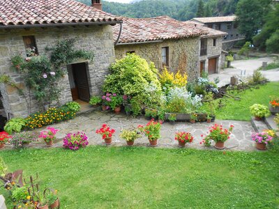 Stone house rustic building