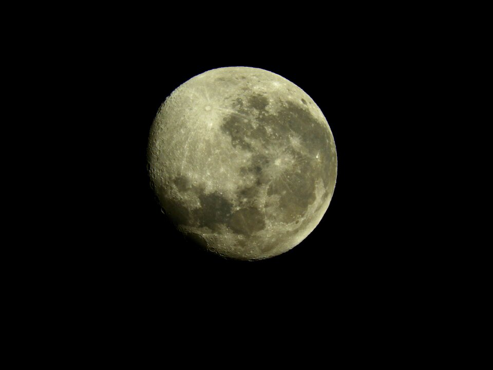 Moon night sky clean