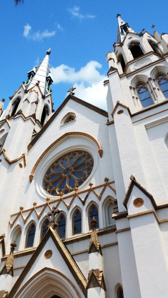 White blue sky
