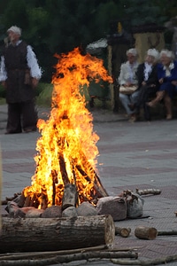 The flame hot censer