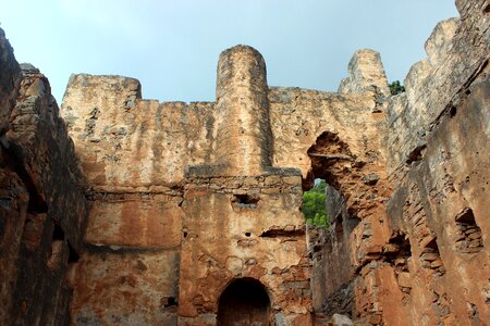 Ruined castle turkish photo
