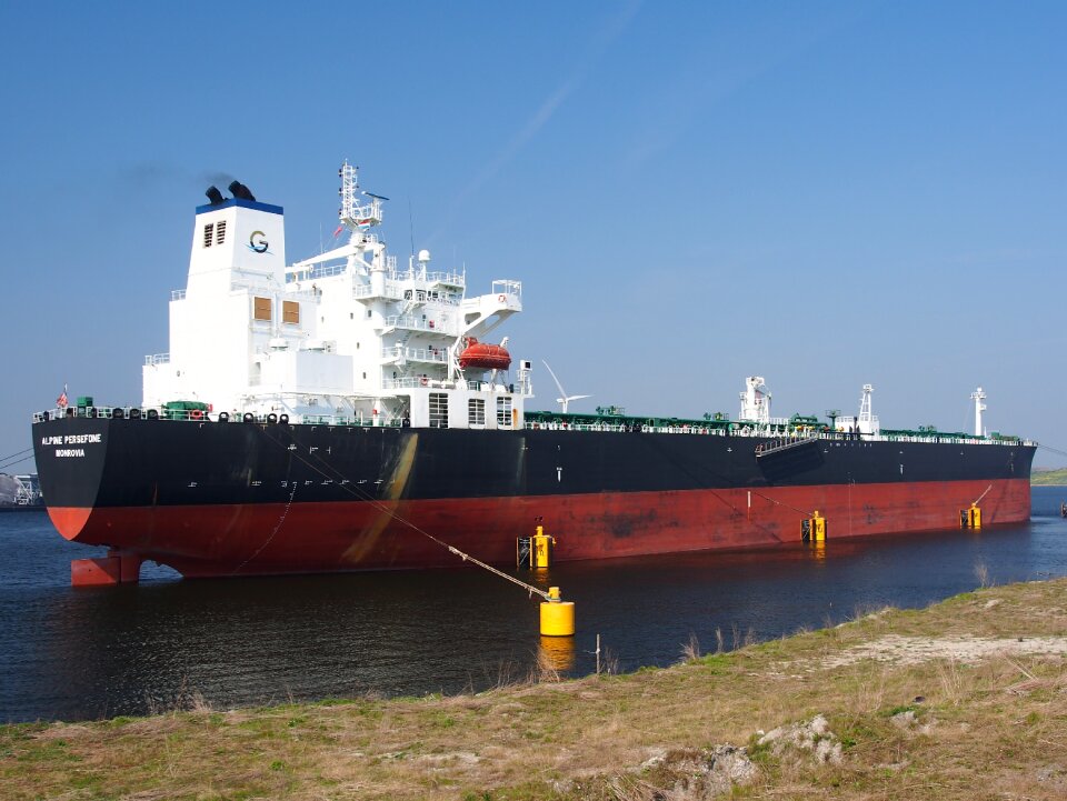 Oil tanker vessel freighter