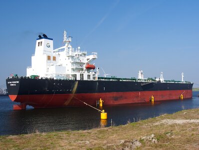 Oil tanker vessel freighter photo