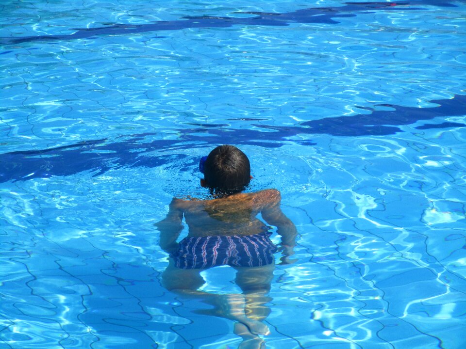 Water swimming guy