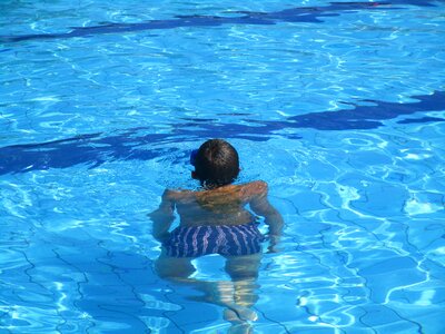 Water swimming guy
