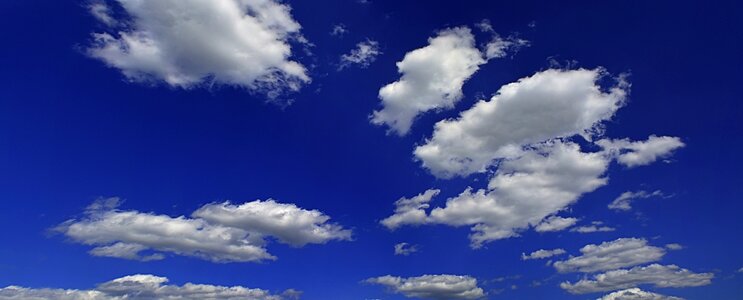 Sky clouds blue