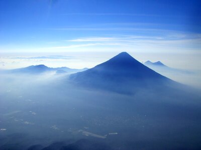 Shape stratovolcanoes typical photo