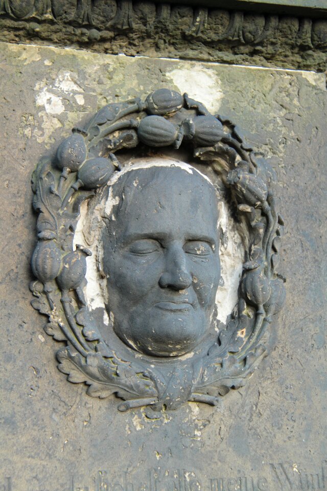 Figure face sculpture