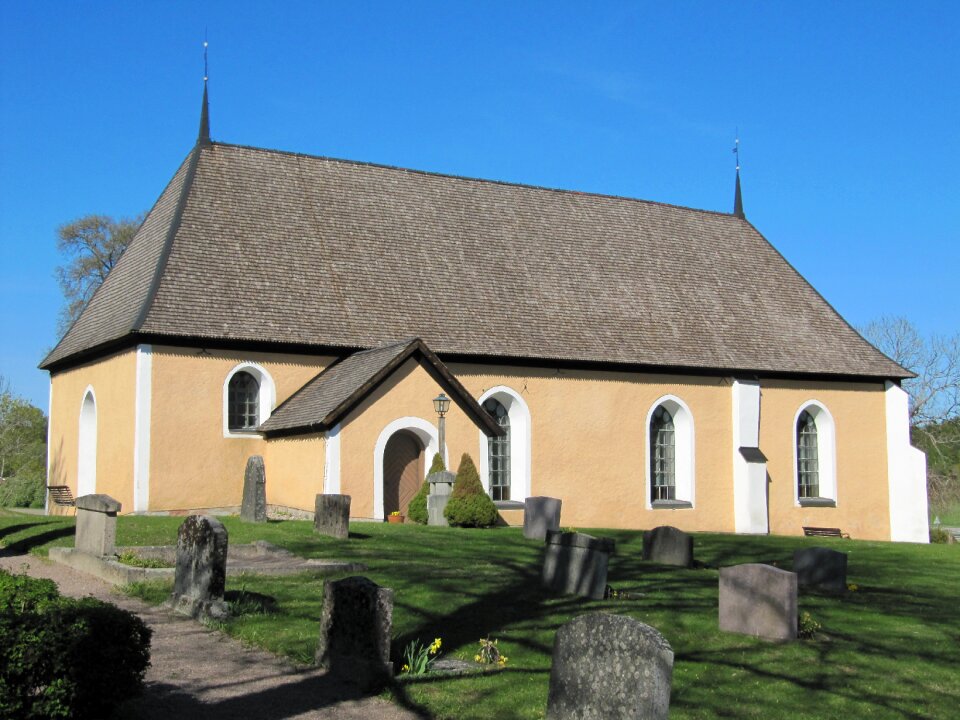 Building exterior graveyard