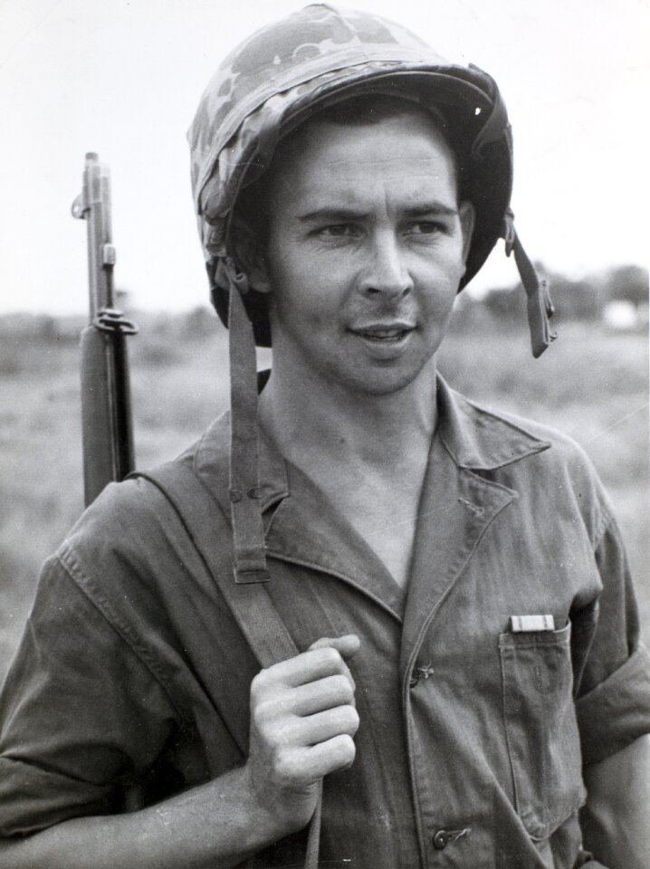 Military marine portrait