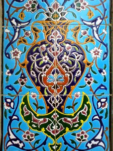 Relief artwork painting