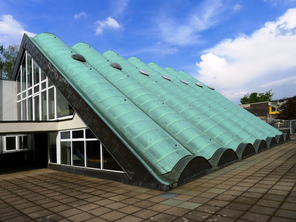 Modern architecture roof