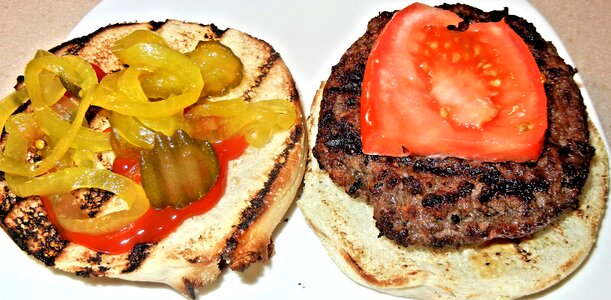 Onions mayonnaise ketchup