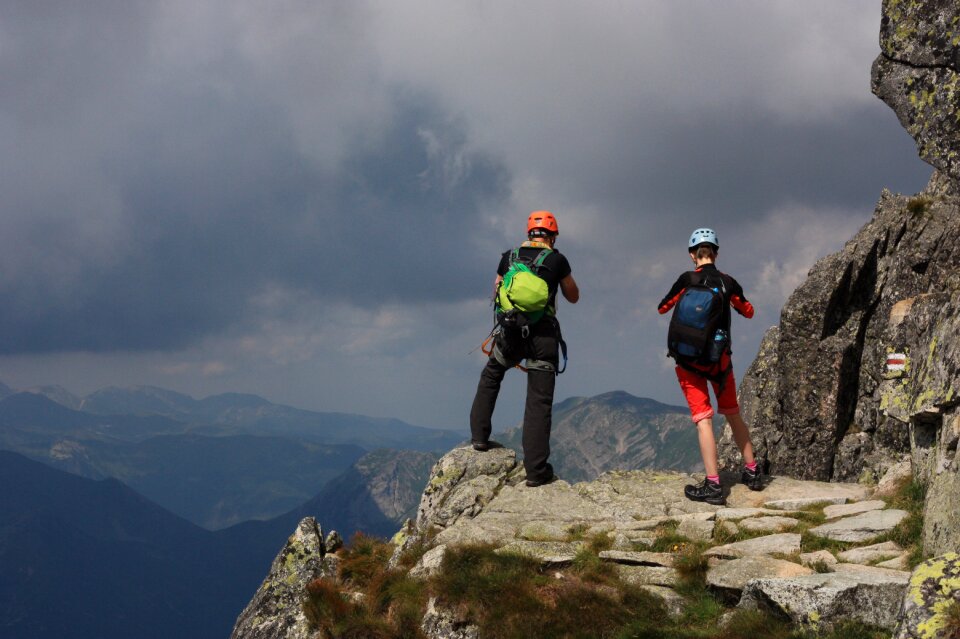 Climbing view adventure