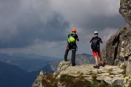 Climbing view adventure