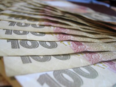 Hryvnia one hundred bill
